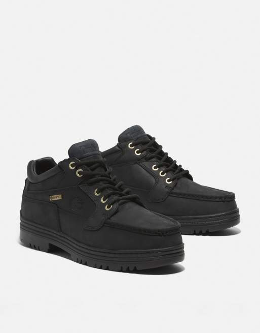 Timberland® – Heritage – Schnürstiefel aus genarbtem Gore-Tex® in Schwarz mit niedrigem Schaft, 3 von 4