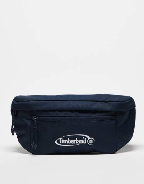 Timberland - Heuptas met witte print in donkerblauw - view 1