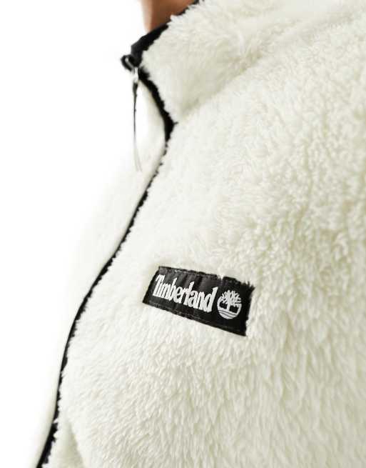 Timberland teddy deals fleece white