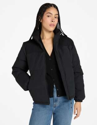 Timberland - Isolierte Pufferjacke in Schwarz mit synthetischem Futter