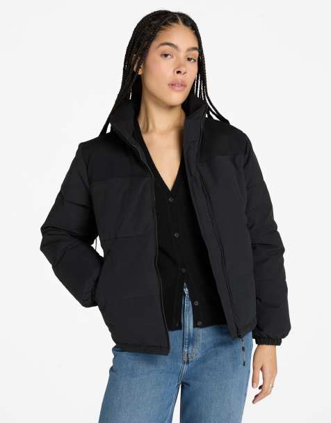 Timberland – Isolierte Pufferjacke in Schwarz mit synthetischem Futter - view 1