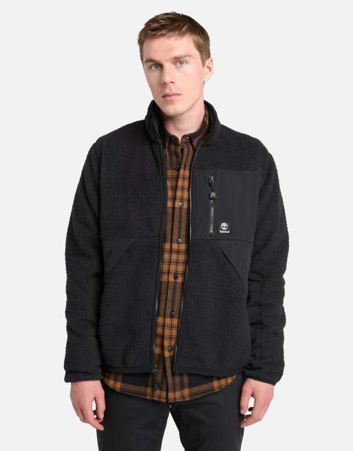 Timberland - Jack van sherpa fleece in zwart