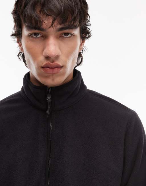 Timberland – Jacke aus Polarfleece in Schwarz mit Reißverschluss, 5 von 5