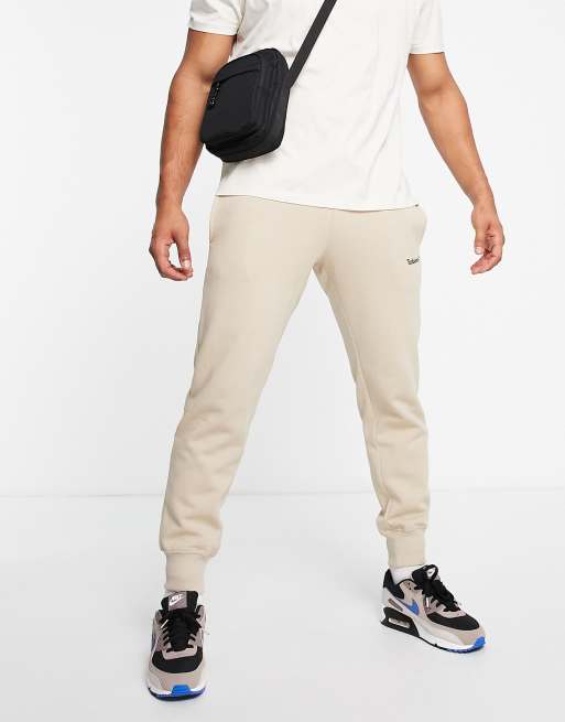 Timberland Joggers Beige Con Logo Piccolo Asos