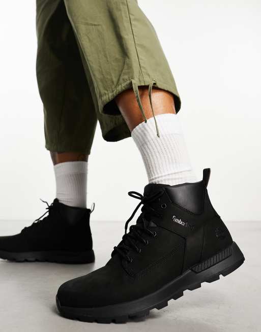 Timberland killington trekker chukka boots in black nubuck leather