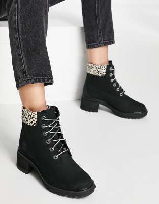 timberland boots leopard print