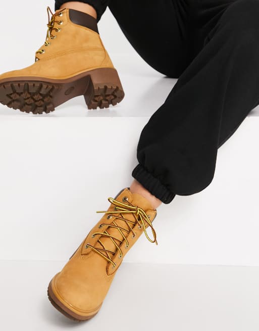 KINSLEY MID LACE WATERPROOF BOOTティンバーランド Women's Kinsley 6-Inch Waterproof Boots - Black | Timberland US