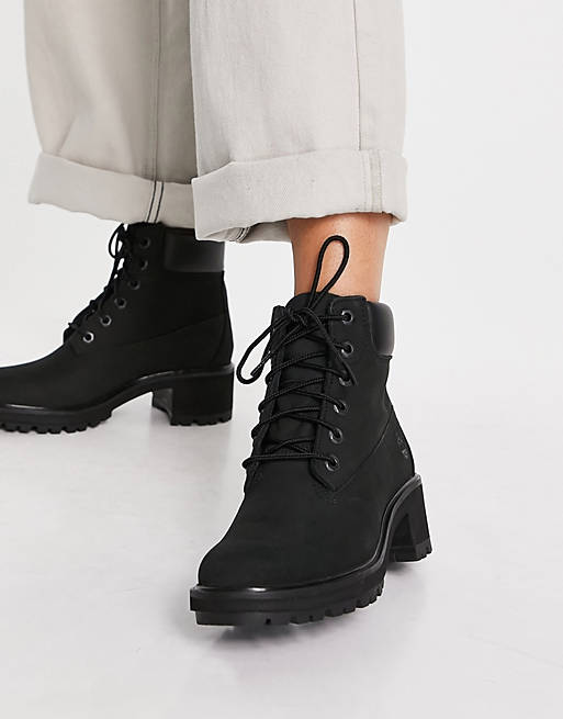 Timberland Kinsley boot heels in black