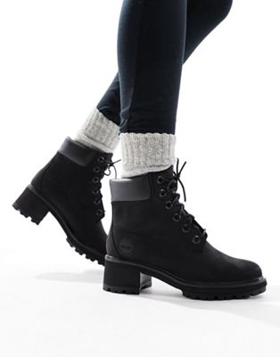 Timberland 6 inch kinsley boots in black nubuck leather - ASOS Price Checker