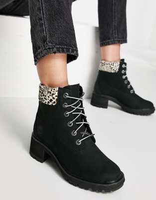 timberland leopard boots