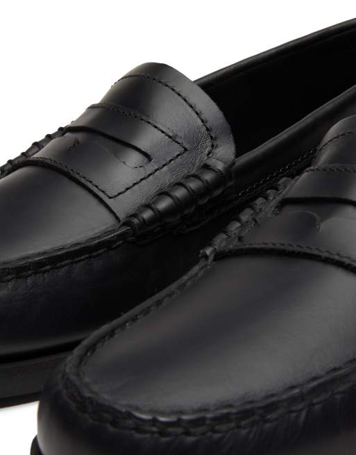 Timberland - Klassieke bootloafers van volnerf leer in zwart, 4 van 4