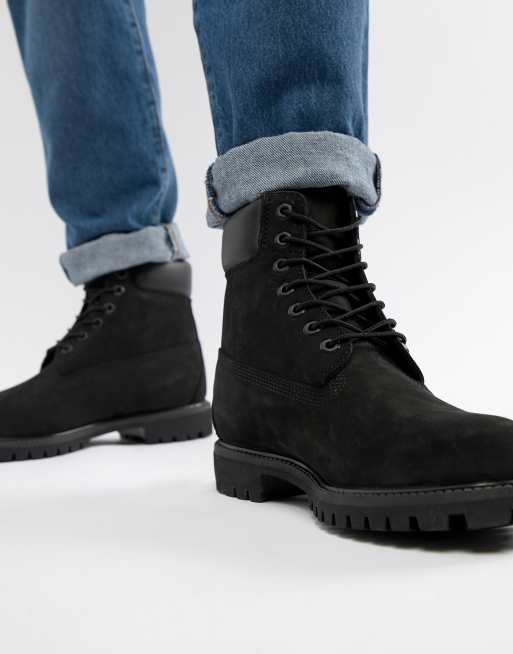 Timberland – Klassische, schwarze, 6 Zoll Premium-Stiefel, 2 von 4