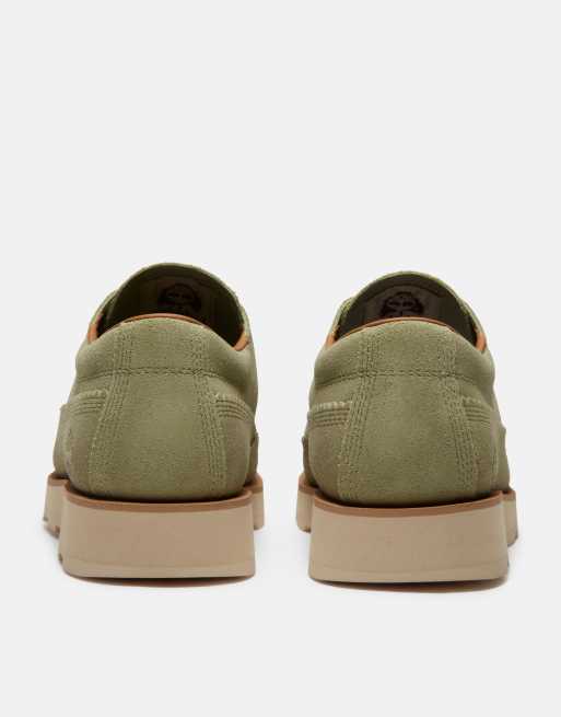 Timberland Lace-up shoe in light green suede, 3 of 5