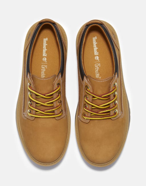 Timberland Lace up shoe in wheat nubuck, 4 of 4