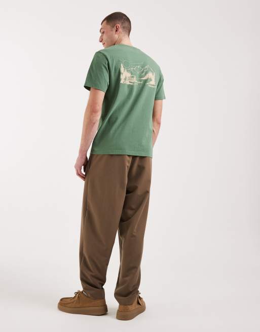Timberland Lake house back graphic tee in myrtle, 2 of 5