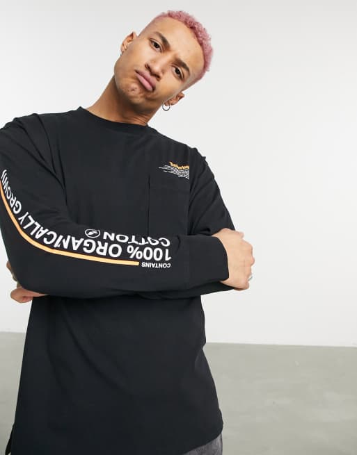 Timberland – Langärmliges Shirt mit Print