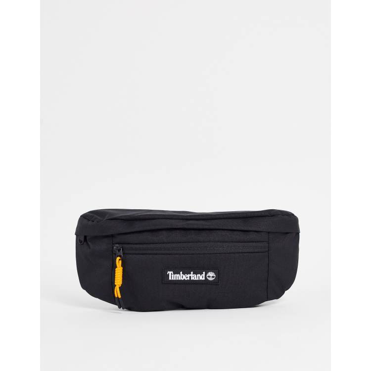 Timberland Logo bum bag in black ASOS