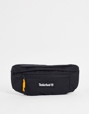 Timberland Logo bum bag in black