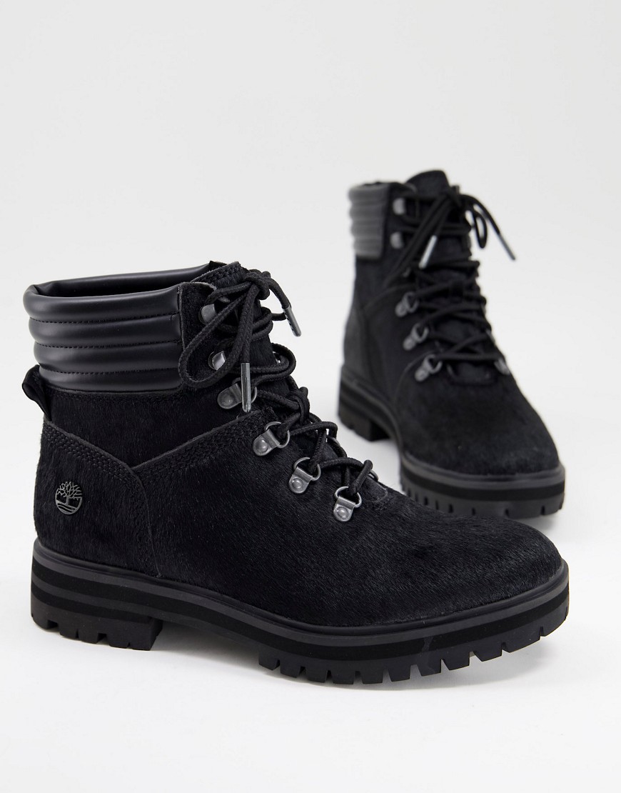 Timberland london square hiker boots in black-Brown