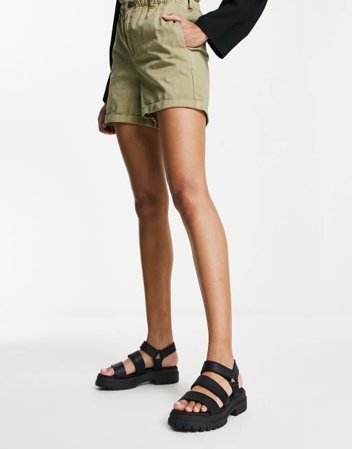Timberland – London Vibe – Czarne sandały z licowej skóry, 3 z 4