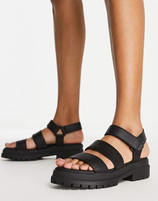 Timberland – London Vibe – Sandalen in Schwarz mit 3 Riemen , 4 von 4