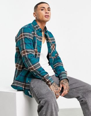 Timberland long sleeve heavy flannel check shirt