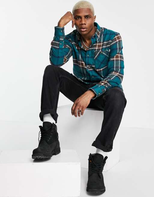 Timberland cheap flannel boots