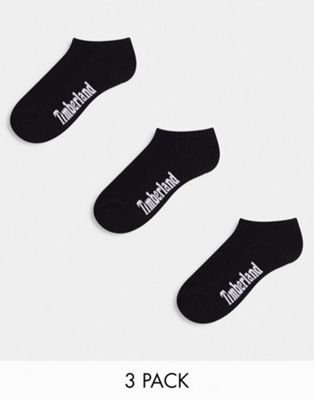 Timberland 3 pack no show socks in black - ASOS Price Checker