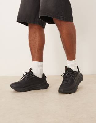 Timberland Low lace-up sneaker in black mesh - view 1