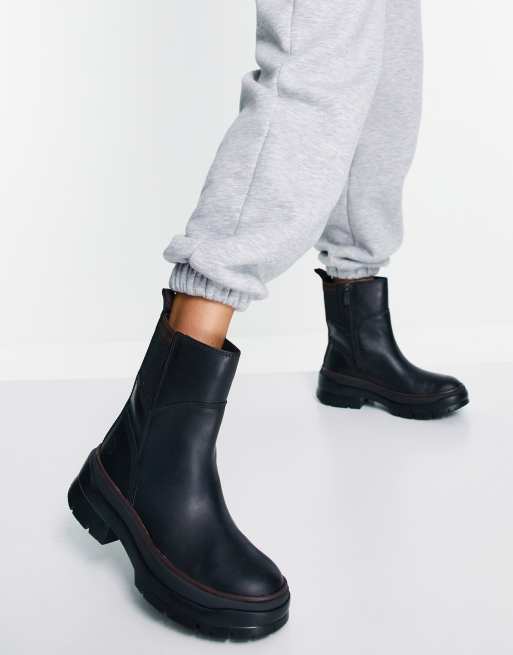 Timberland – Malynn – Czarne buty z zamkiem z boku 