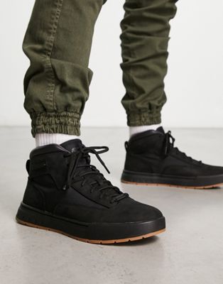 Timberland maple grover premium boots in black nubuck leather - ASOS Price Checker