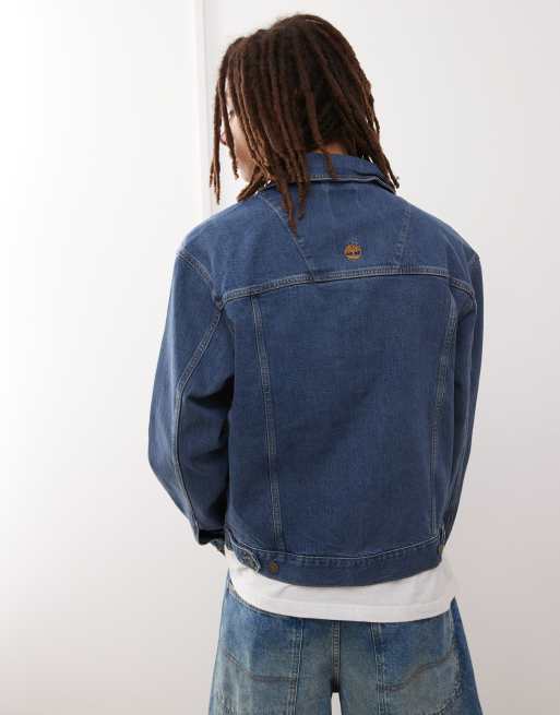 Timberland – Mellanblå jeansjacka, 4 av 4