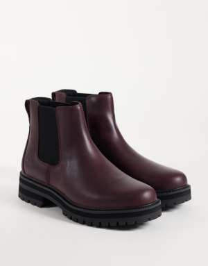 Timberland Mid Chelsea boot in burgundy
