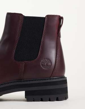 Timberland Mid Chelsea boot in burgundy