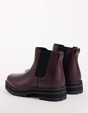 Timberland Mid Chelsea boot in burgundy