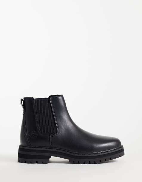 Timberland Mid-Chelsea-Boot in Schwarz - view 1