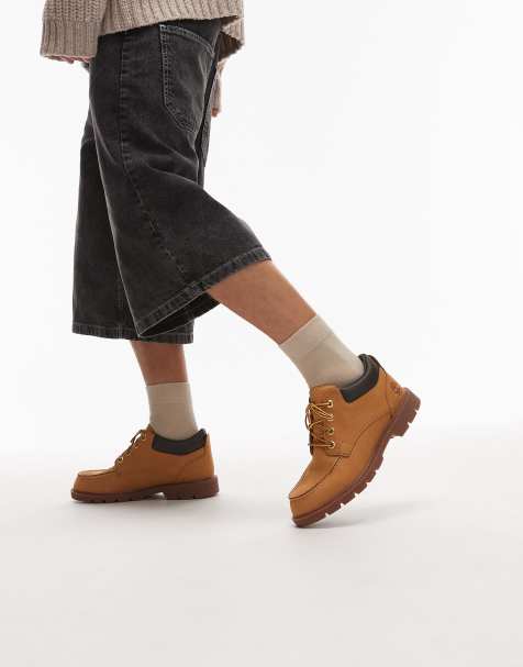 Timberland Mid lace-up waterproof shoe in wheat nubuck - view 1