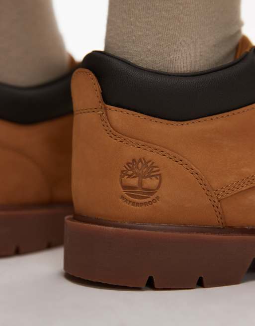 Timberland Mid lace-up waterproof shoes in wheat nubuck, 2 of 4