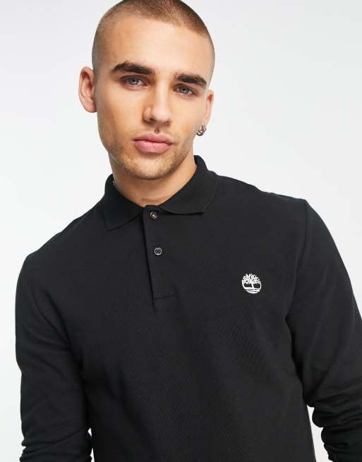 Timberland long store sleeve polo