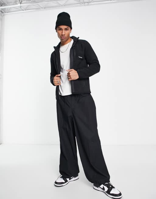 Timberland - Mix Media - Giacca in pile borg nera, 4 di 4