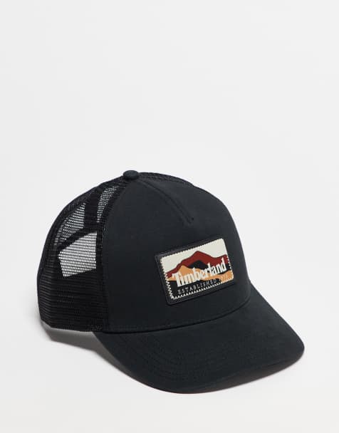 Timberland - Mountain - Cappellino trucker nero con applicazione - view 1