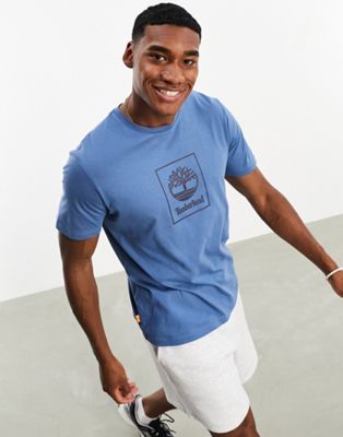 Timberland Mountain t-shirt in blue
