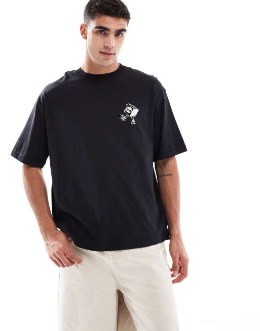Timberland Moving Around back print t-shirt in black - Exclusive to ASOS, 4 of 4
