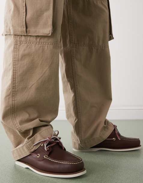 Timberland - Mørkebrune sejlersko med 2 snørehuller i nubuck - view 1