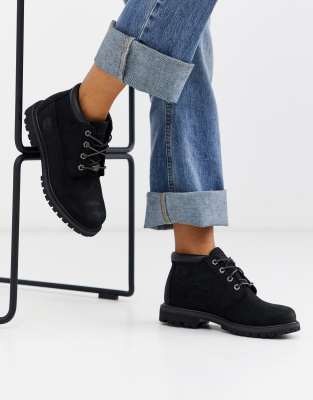 black timberland nellie boots