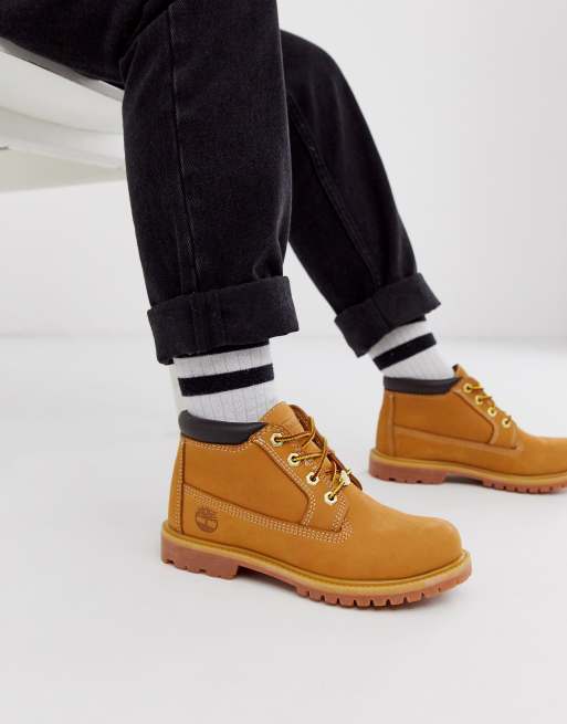 Timberland Nellie Chukka Double boots in wheat tan 
