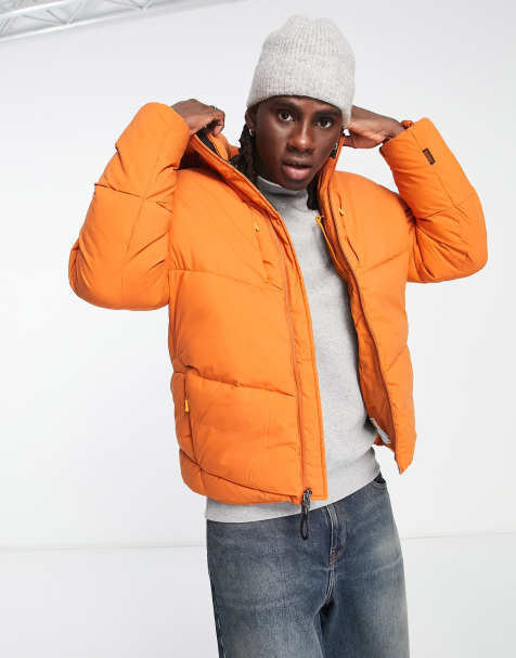 Timberland - Neo Summit - Warmste gewatteerde jas met capuchon in oranje - view 1