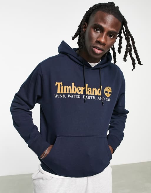 Blue cheap timberland hoodie