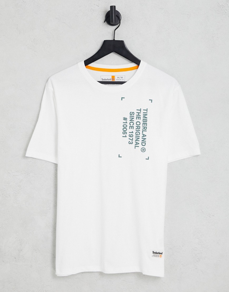 timberland new core t-shirt in white