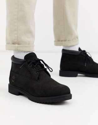 timberland chukka boots black